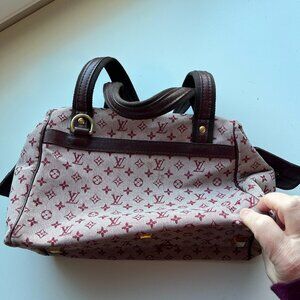 LOUIS VUITTON Josephine Burgundy Monogram GM Speedy